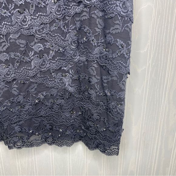 Marina Lace Sequined Stretch Body Con Formal Dress Size 22W - Picture 7 of 14